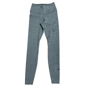 Nike Dri-FIT One Women's High Waisted Leggings Heather gray Size XS Yoga Pants.